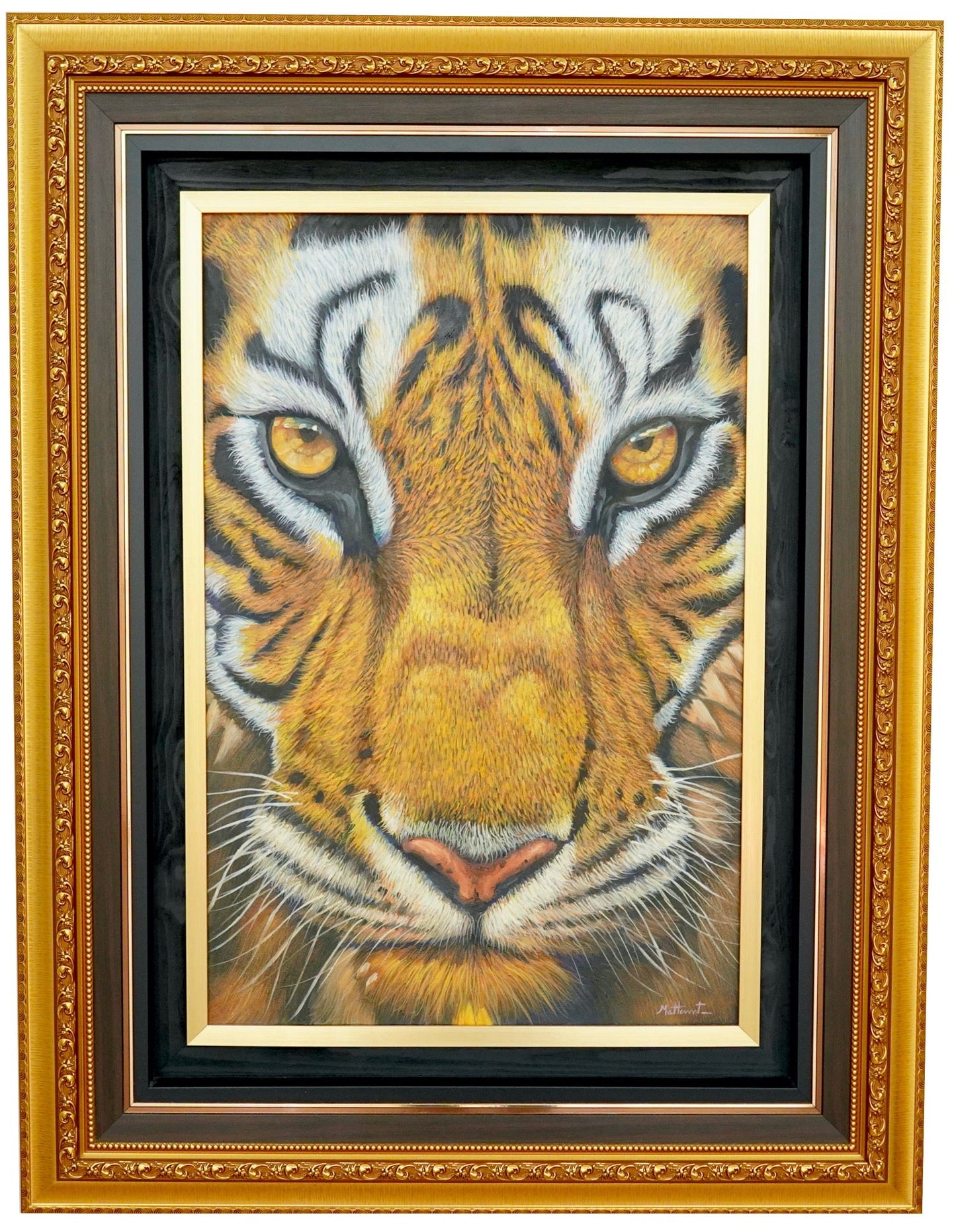 La sagesse du tigre - 60 x 90 cm - Reproductions de tableaux et peintures haut de gamme