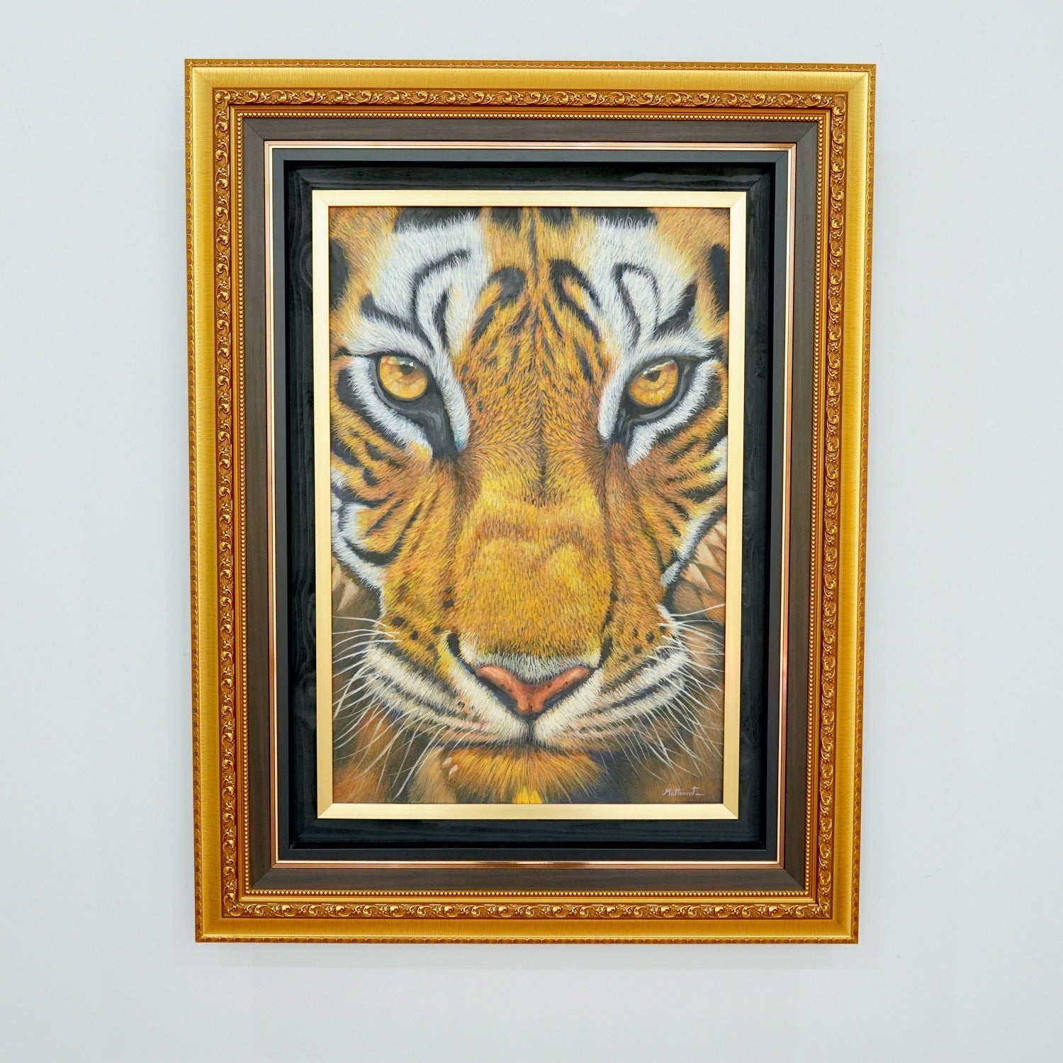 La sagesse du tigre - 60 x 90 cm - Reproductions de tableaux et peintures haut de gamme