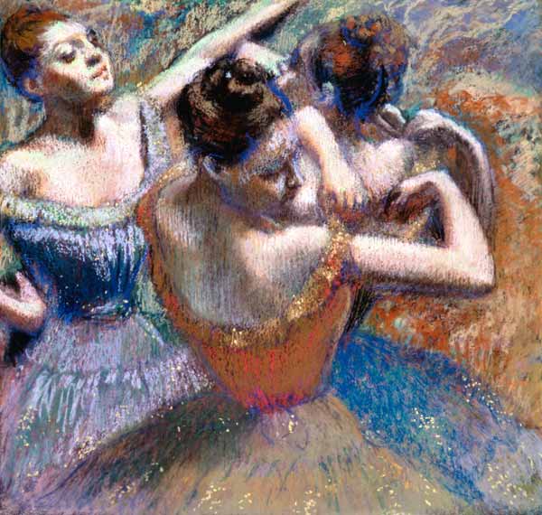 Les danseuses - Edgar Degas - Reproductions de tableaux et peintures haut de gamme