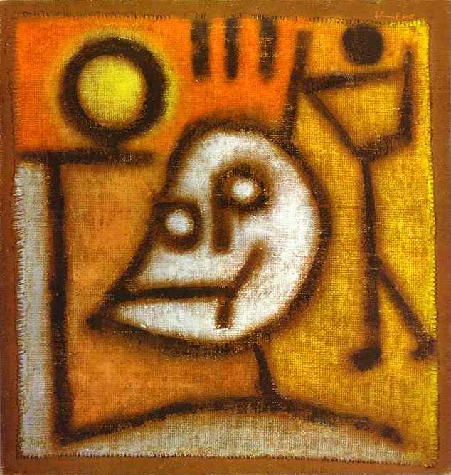 La mort et le feu - Paul Klee - Reproductions de tableaux et peintures haut de gamme