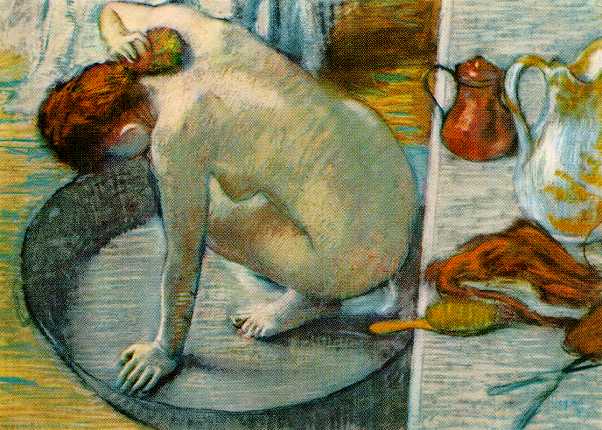 Le Tub - Edgar Degas - Reproductions de tableaux et peintures haut de gamme