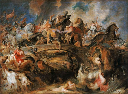 La bataille des amazones - Peter Paul Rubens - Reproductions de tableaux et peintures haut de gamme