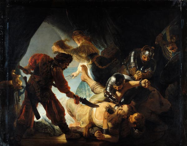 L'éblouissement Samsons (ou : Le triomphe des Dalila) - Rembrandt van Rijn - Reproductions de tableaux et peintures haut de gamme