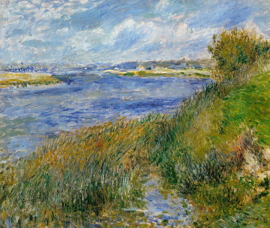 Les bords de Seine à Champrosay - Pierre-Auguste Renoir - Reproductions de tableaux et peintures haut de gamme