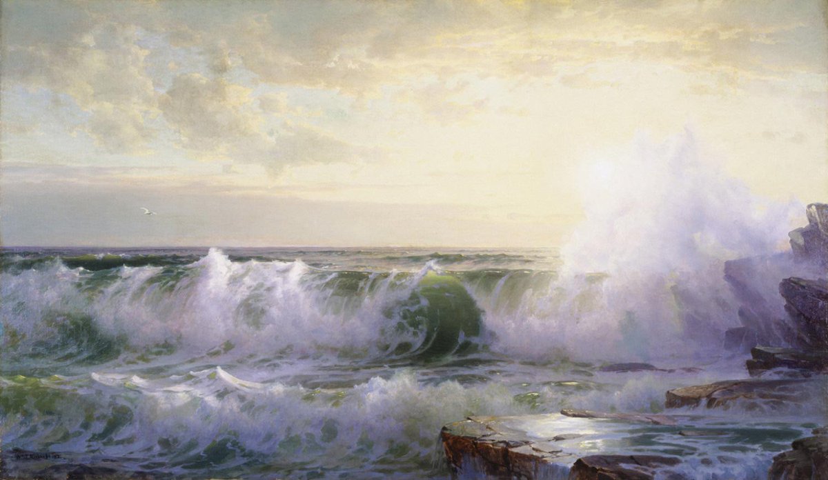 Côte de Newport - William Trost Richards - Reproductions de tableaux et peintures haut de gamme