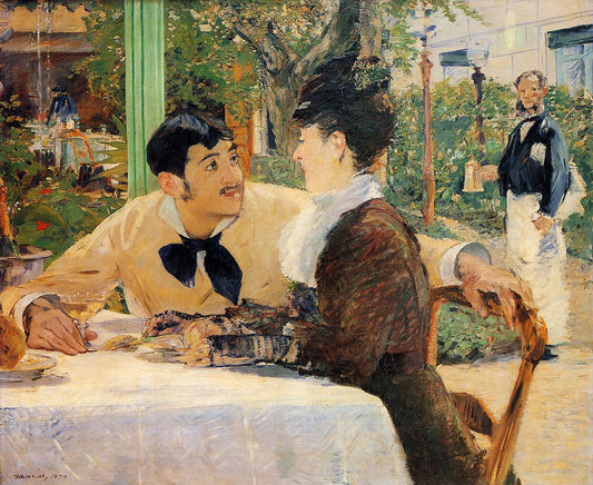 Chez le père Lathuille - Edouard Manet - Reproductions de tableaux et peintures haut de gamme