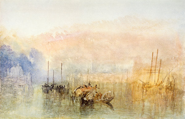 Venise entrée du Grand Canal - William Turner - Reproductions de tableaux et peintures haut de gamme