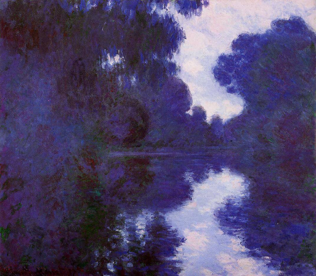 Matinée sur la Seine, temps net - Claude Monet - Reproductions de tableaux et peintures haut de gamme