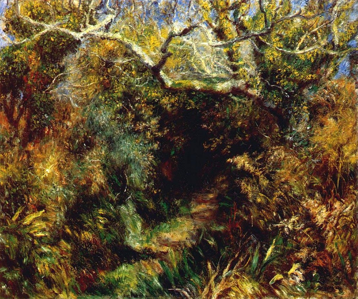 Paysage méditerranéen 1891 - Pierre-Auguste Renoir - Reproductions de tableaux et peintures haut de gamme