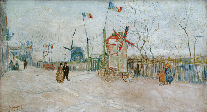 Fête à Montmartre - Van Gogh - Reproductions de tableaux et peintures haut de gamme