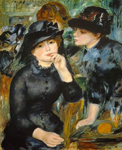 Les filles en noir - Pierre-Auguste Renoir - Reproductions de tableaux et peintures haut de gamme