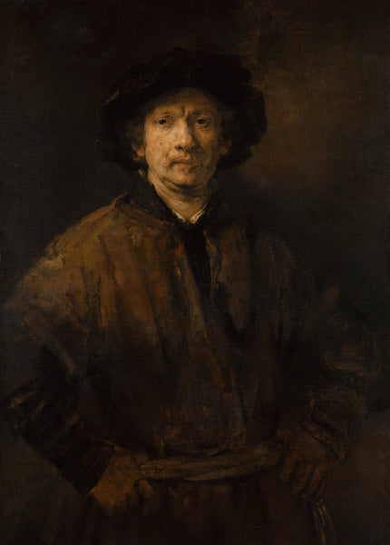 Grand autoportrait - Rembrandt van Rijn - Reproductions de tableaux et peintures haut de gamme