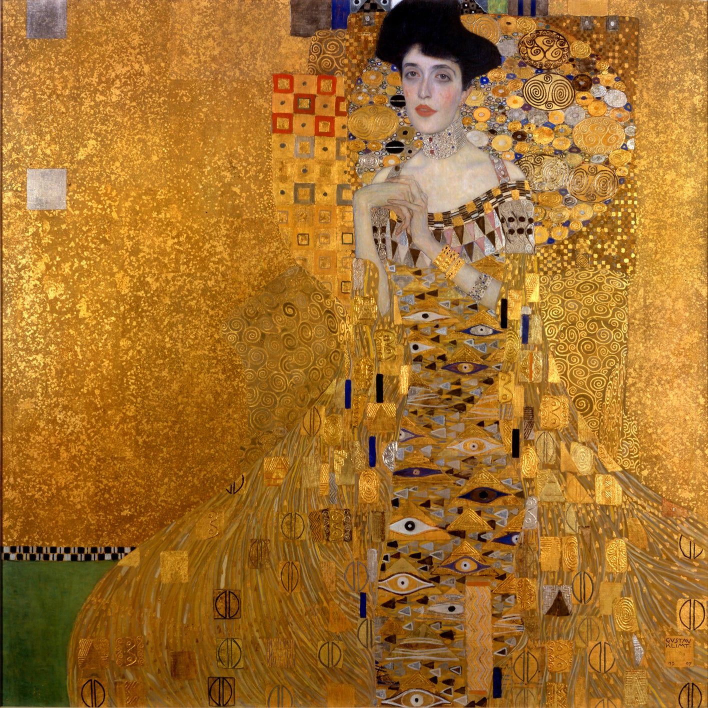 Portrait d'Adele Bloch-Bauer I - Gustav Klimt - Reproductions de tableaux et peintures haut de gamme