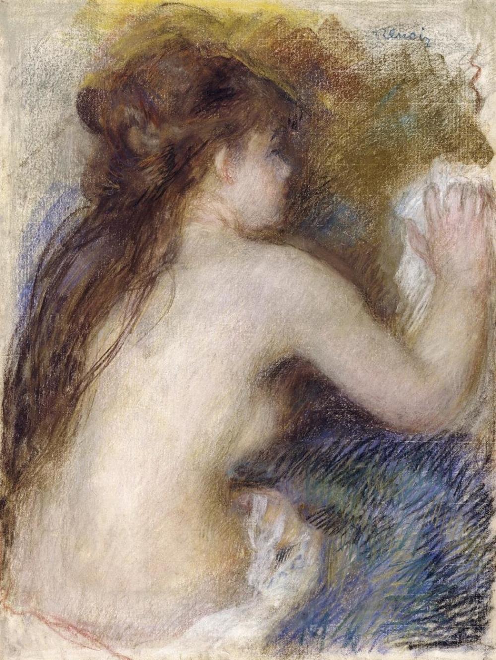 Dos nu d'une femme - Pierre-Auguste Renoir - Reproductions de tableaux et peintures haut de gamme