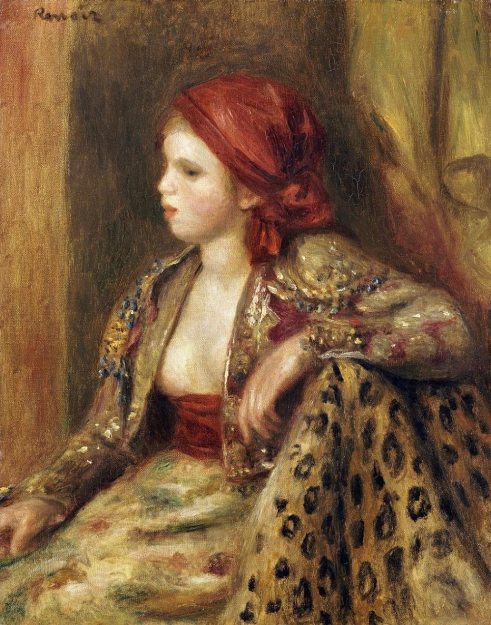 Odalisque - Pierre-Auguste Renoir - Reproductions de tableaux et peintures haut de gamme