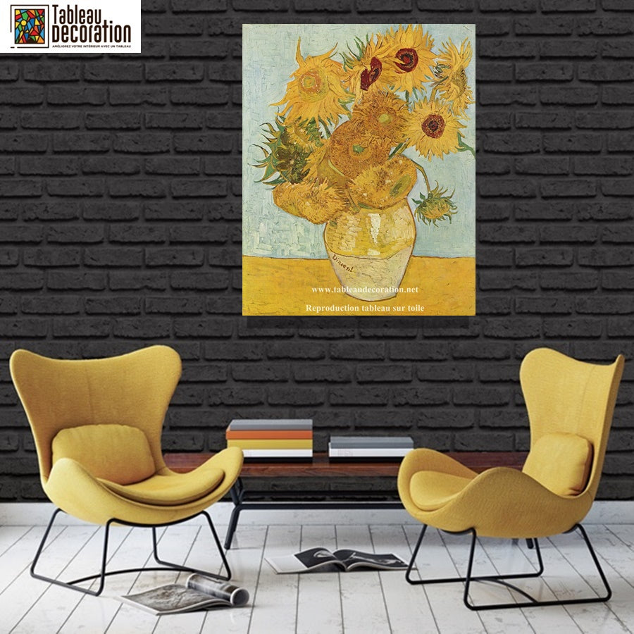 Les Tournesols - Van Gogh - Reproductions de tableaux et peintures haut de gamme