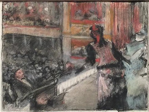 Scène de théâtre - Edgar Degas - Reproductions de tableaux et peintures haut de gamme