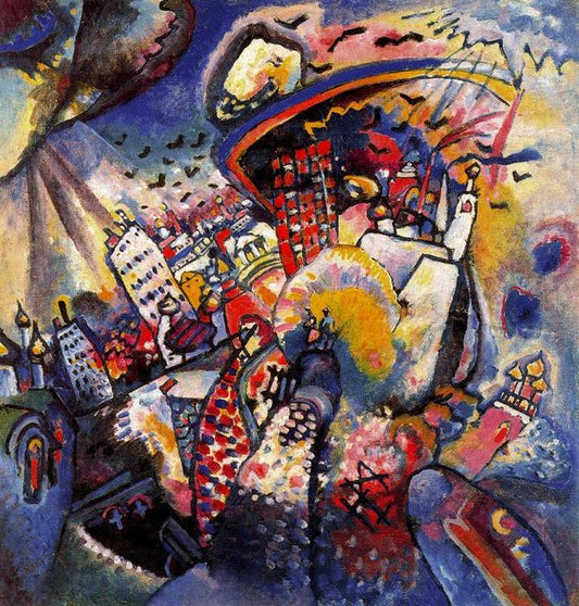 Moscou I - Vassily Kandinsky - Reproductions de tableaux et peintures haut de gamme