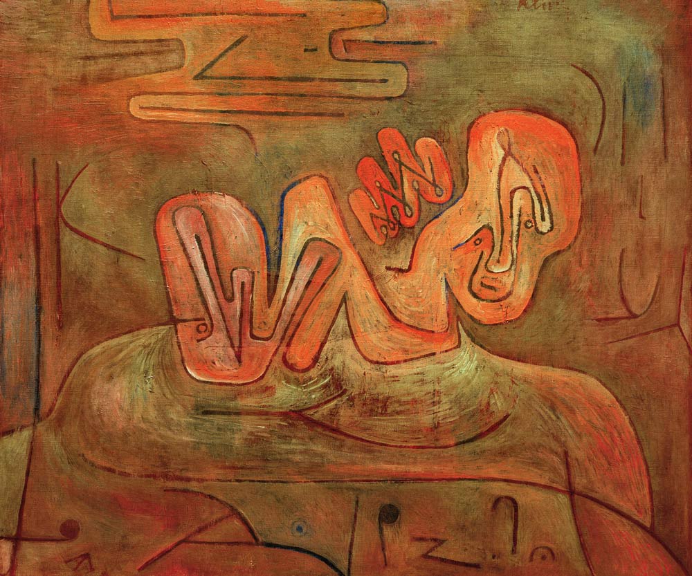 Catastrophe du Sphinx - Paul Klee - Reproductions de tableaux et peintures haut de gamme