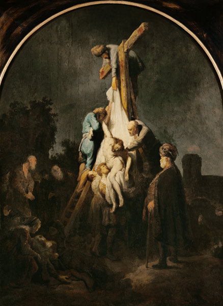 Mise en croix Christ - Rembrandt van Rijn - Reproductions de tableaux et peintures haut de gamme