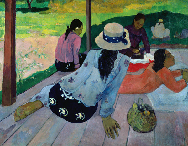 La sieste - Paul Gauguin - Reproductions de tableaux et peintures haut de gamme