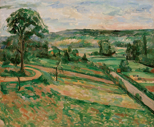 Arbre au détour d'un virage - Paul Cézanne - Reproductions de tableaux et peintures haut de gamme