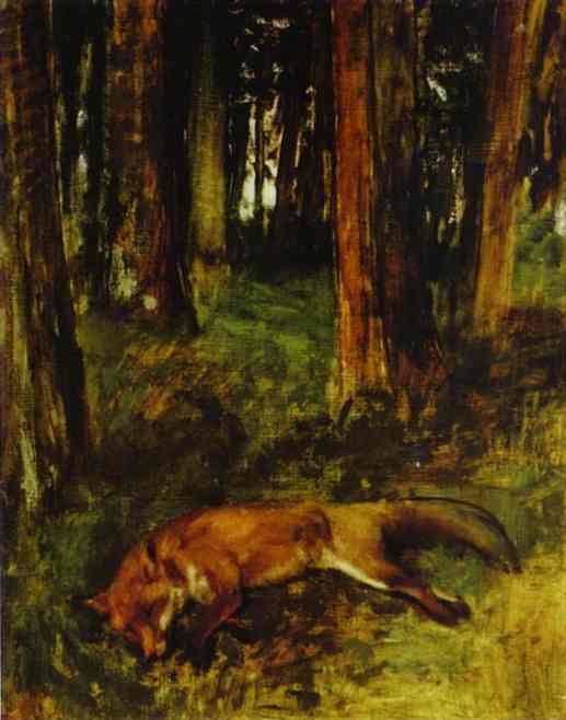 renard mort - Edgar Degas - Reproductions de tableaux et peintures haut de gamme