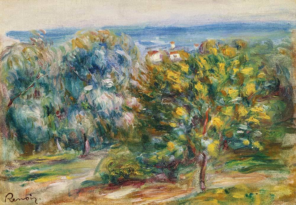 Paysage de midi - Pierre-Auguste Renoir - Reproductions de tableaux et peintures haut de gamme