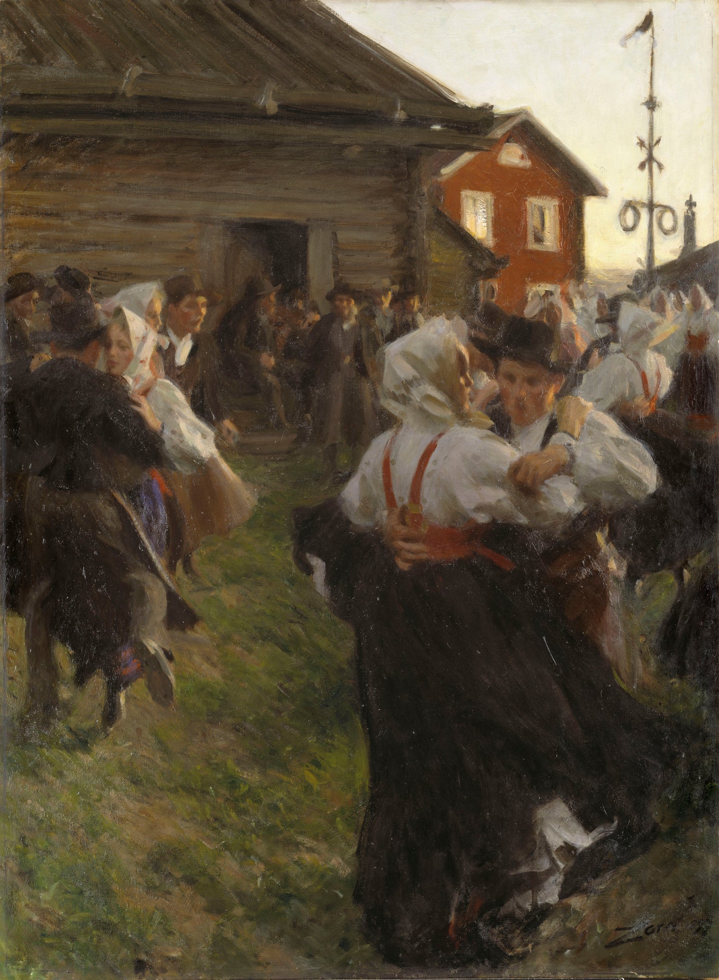 Danse du milieu de l'été, 1897 - Anders Zorn - Reproductions de tableaux et peintures haut de gamme