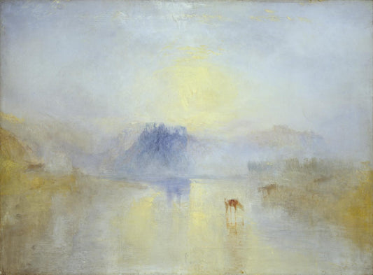 Lever de soleil sur le château de Norham - William Turner - Reproductions de tableaux et peintures haut de gamme