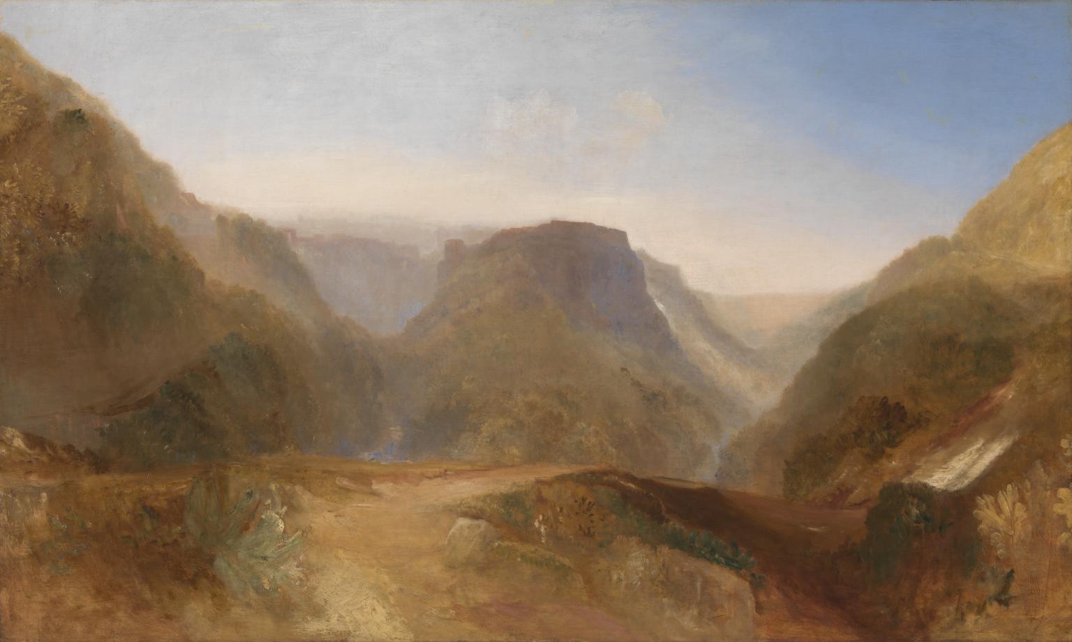 Civita de Bagnoregio - William Turner - Reproductions de tableaux et peintures haut de gamme