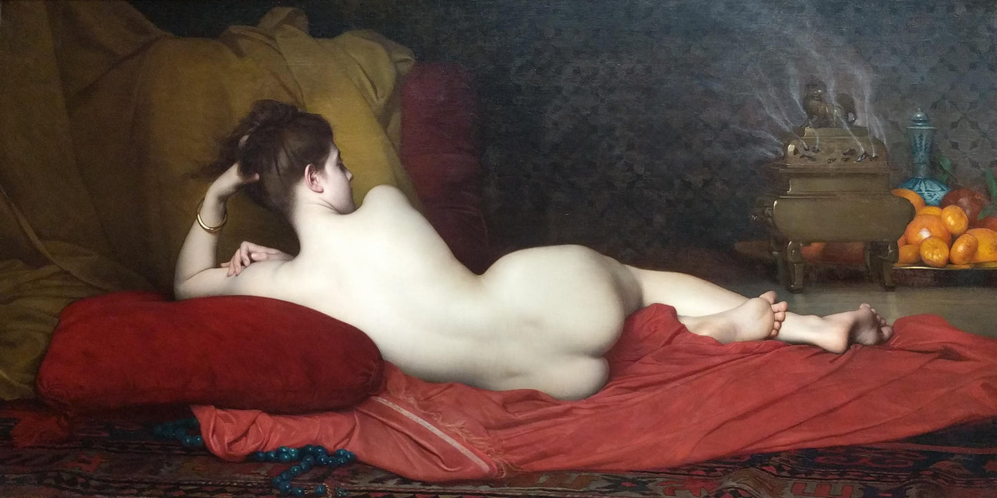 Odalisque - Jules Lefebvre - Reproductions de tableaux et peintures haut de gamme