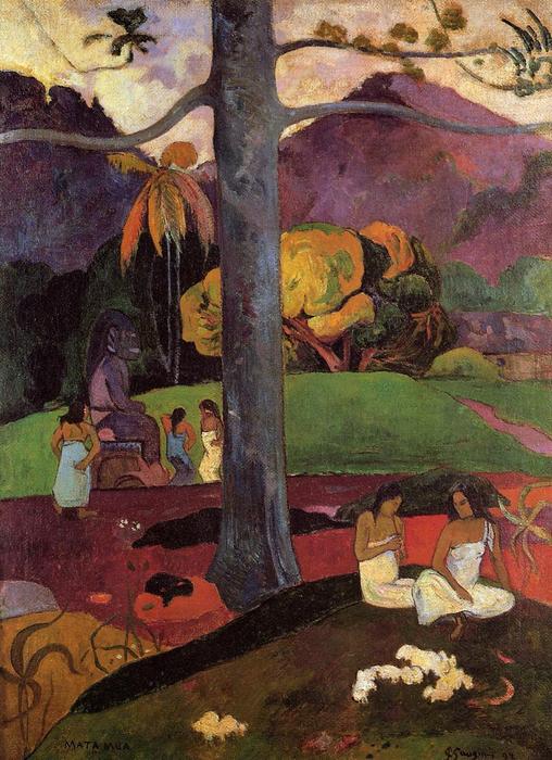 Autrefois - Paul Gauguin - Reproductions de tableaux et peintures haut de gamme