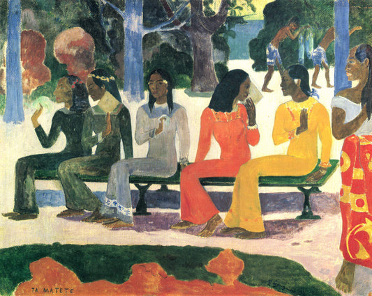 Ta matete - Paul Gauguin - Reproductions de tableaux et peintures haut de gamme