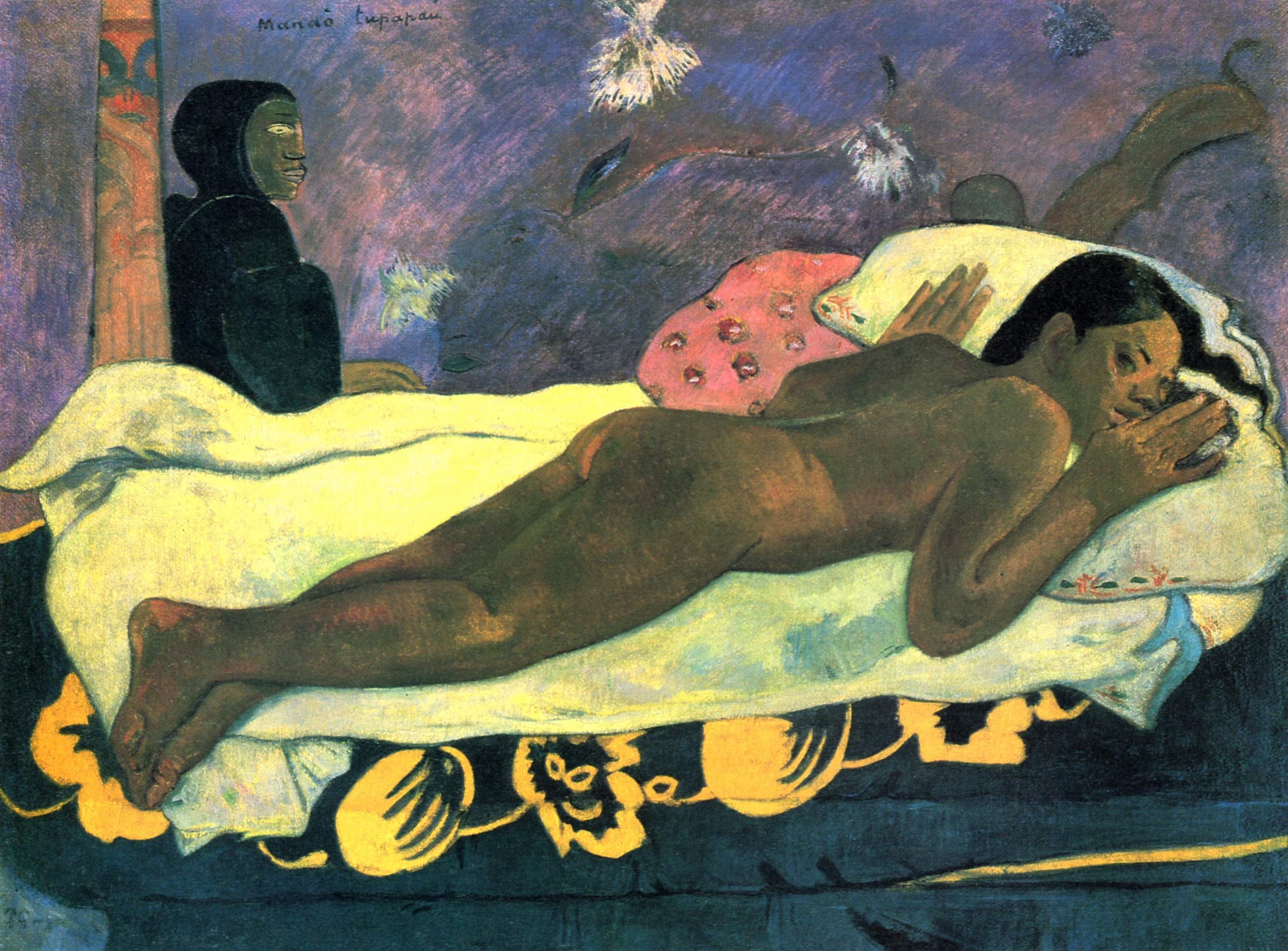 Manao Tupapau - Paul Gauguin - Reproductions de tableaux et peintures haut de gamme