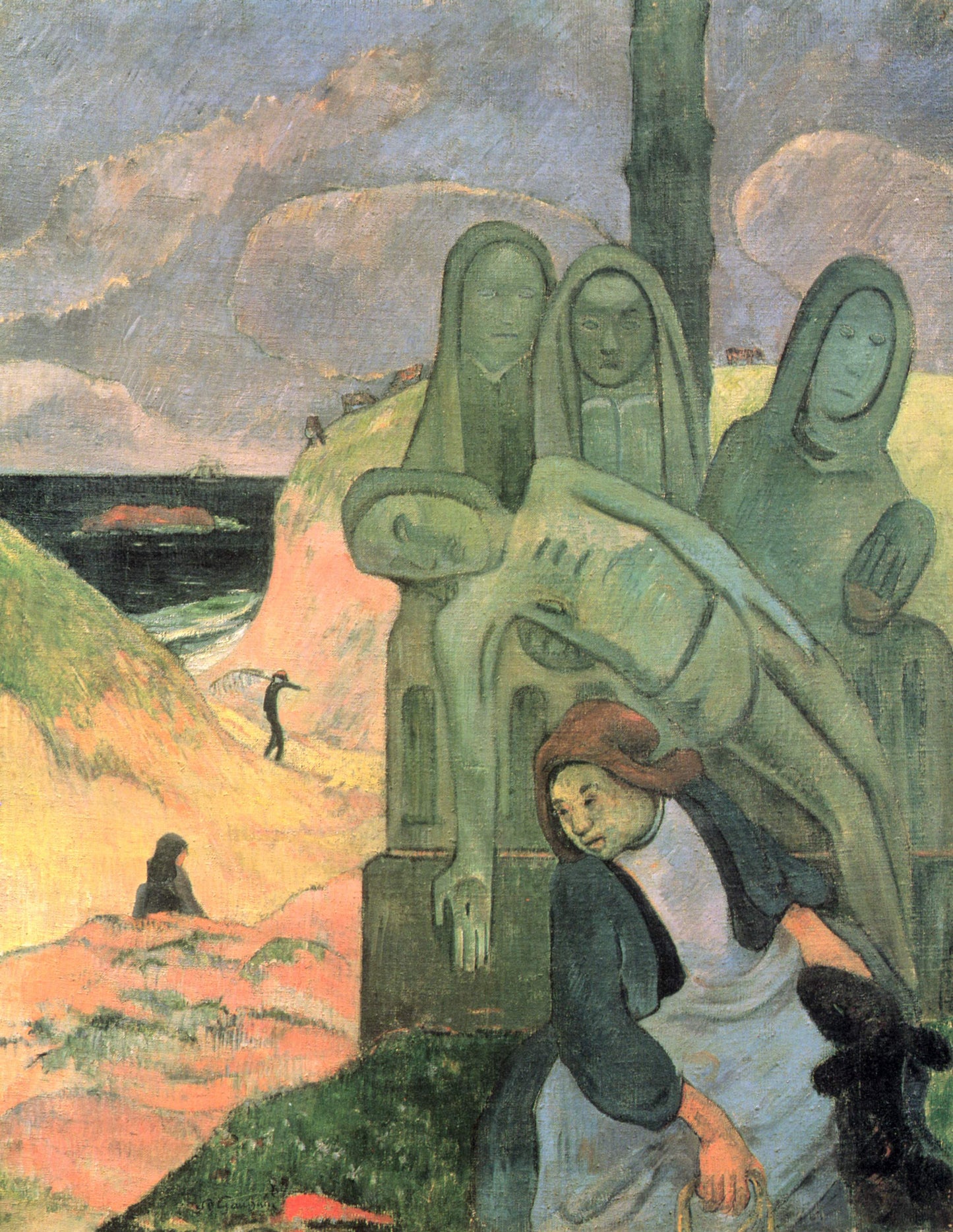 Le christ vert - Paul Gauguin - Reproductions de tableaux et peintures haut de gamme