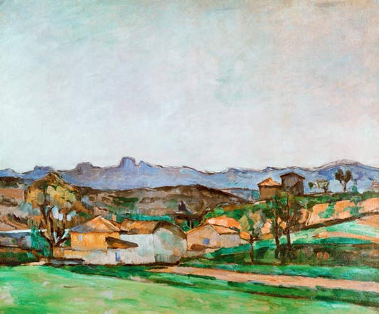 Paysage provençale - Paul Cézanne - Reproductions de tableaux et peintures haut de gamme