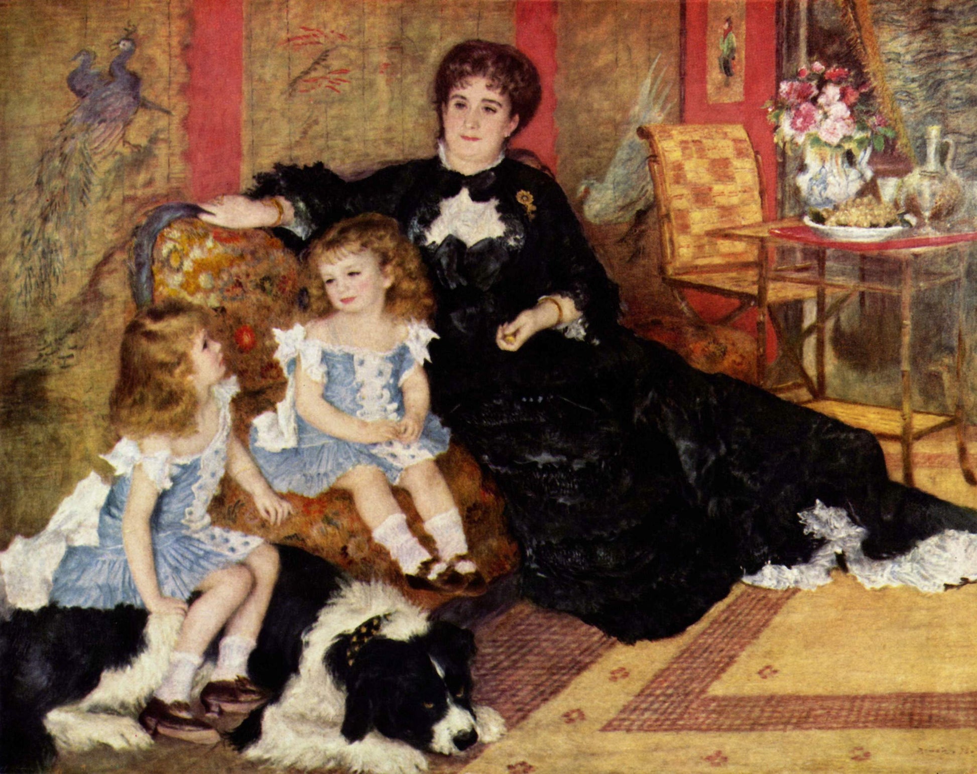 Madame Charpentier et ses enfants - Pierre-Auguste Renoir - Reproductions de tableaux et peintures haut de gamme