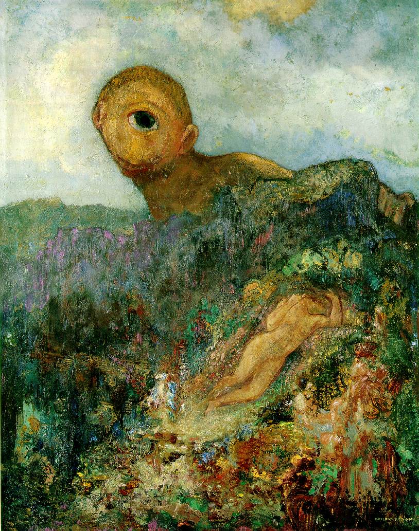 Le Cyclope - Odilon redon - Reproductions de tableaux et peintures haut de gamme