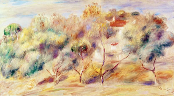 Les Colettes, Cagnes-sur-Mer - Pierre-Auguste Renoir - Reproductions de tableaux et peintures haut de gamme