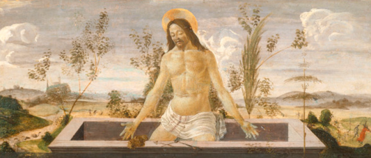 Le Christ dans le tombeau - Sandro Botticelli - Reproductions de tableaux et peintures haut de gamme