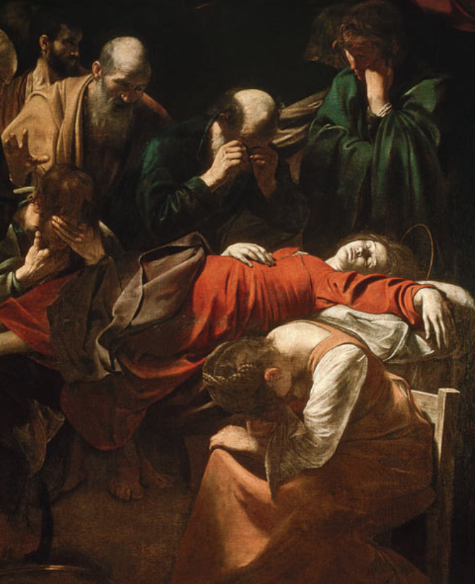 La Mort de la Vierge de Caravage - Reproductions de tableaux et peintures haut de gamme