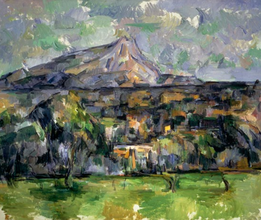 Le Mont Sainte-Victoire - Paul Cézanne - Reproductions de tableaux et peintures haut de gamme