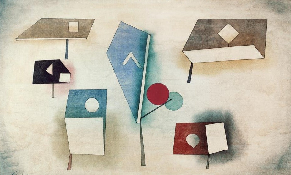 Six espèces, 1930 - Paul Klee - Reproductions de tableaux et peintures haut de gamme