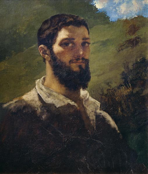 AutoPortrait - Gustave Courbet - Reproductions de tableaux et peintures haut de gamme