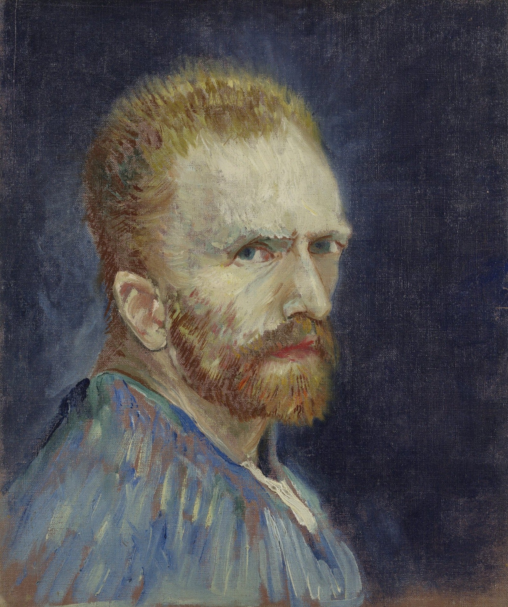 Autoportrait,1887 de Van Gogh - Reproductions de tableaux et peintures haut de gamme