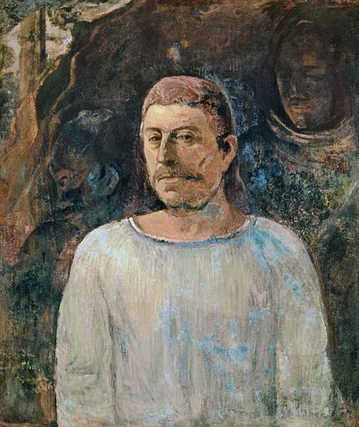 Autoportrait près du Golgotha - Paul Gauguin - Reproductions de tableaux et peintures haut de gamme