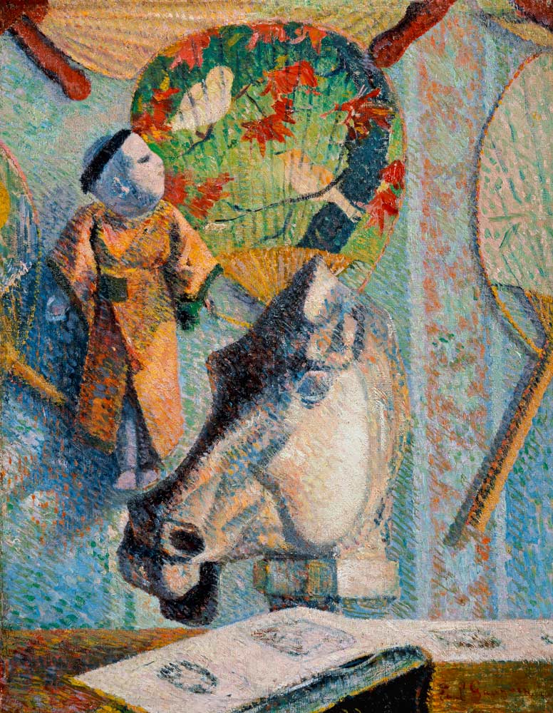 Nature morte avec une tête de cheval - Paul Gauguin - Reproductions de tableaux et peintures haut de gamme