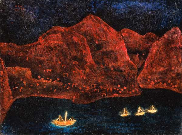 Côte sud le soir, 1925 - Paul Klee - Reproductions de tableaux et peintures haut de gamme