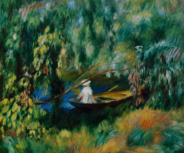 La barque 1878/80 - Pierre-Auguste Renoir - Reproductions de tableaux et peintures haut de gamme